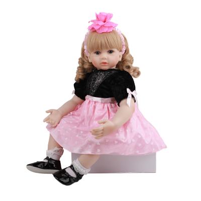 China Wholesale Lifelike Handmade Kit Battery Operated Toy 60cm 24inch Bebe Reborn Reborn Baby - Doll Vinyl Dolls For Kids Girls for sale