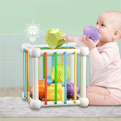 China Learning/playing game toy kids educational early learning hot selling toy for sale baby activity colorful cube for sale