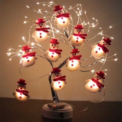 China Study/Play Snowman Christmas Tree LED Garland String Light Merry Christmas Decorations For Home Xmas Ornament Navidad Christmas 2021 Gifts for sale