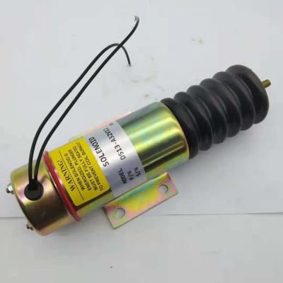 China D513-A32V12 2001-12E2U1 12 Volt Shut Down Solenoid Stop Valve for sale