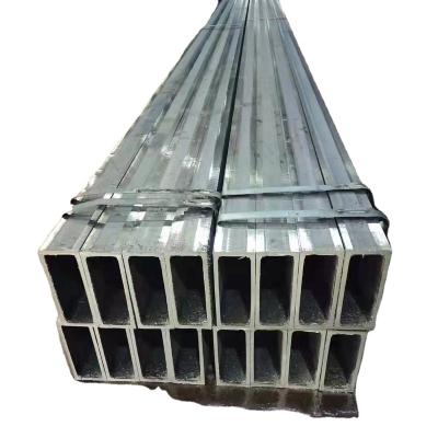 China Liquid Pipe 40x80 Galvanized Rectangular Hollow Section Steel Pipe for sale