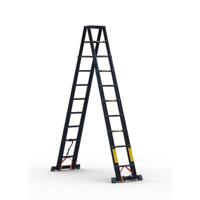 China Herringbone Folding Ladder King Kong Ladders Orchard Ladder Tall Head Ladder Double Household Plastic Black Multi Aluminum Frame A-Frame Use for sale