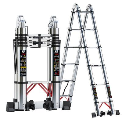 China Folding Ladders Extension Ladder Stainless Steel Telescopic Step Ladder Folding Multi Purpose Ladder for sale