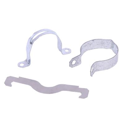 China General Industry Hot Selling Silver White Galvanized Pipe Clamp Joints Pipe Clamp for sale