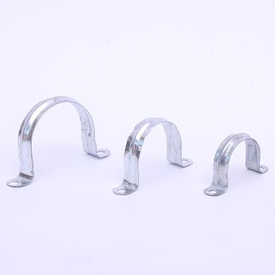 China Wholesale Cheap Silver White Galvanized General Industry Exhaust Pipe Clamp for sale