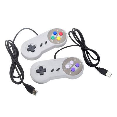 China For Nintendo SNES Gamepad Wired USB For Nintendo SNES Gamepad Joystick For Nintendo SNES PC MAC Console Gaming Controller for sale