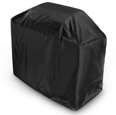 China Custom Black Waterproof Barbecue Gas Grill Cover Furniture Cover And BBQ Cover Element Tighten The Rope At The Bottom, For Windproof for sale