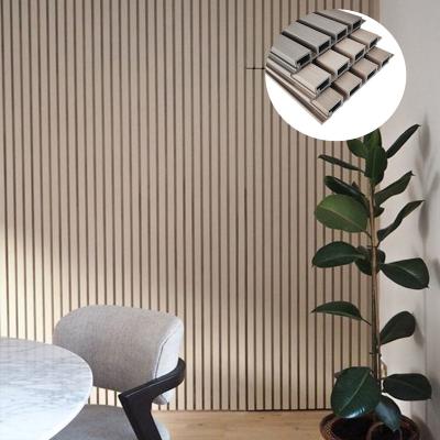 China Waterproof Ceiling Tiles Sheet Exterior Structural Board Waterproof Listones Madera Decorativos Fence Wood Plastic Composite Wpc Wall Panel for sale