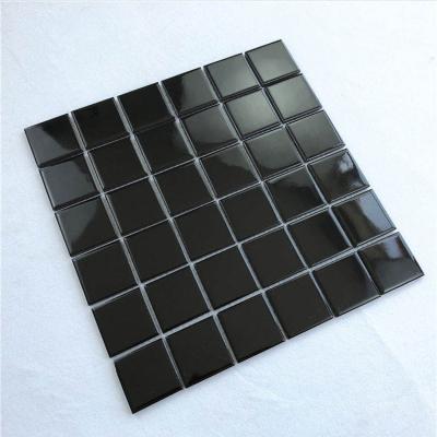 China Parquet Black Green Non-Slip Blue Iridescent Crystal Outdoor Glass Ceramic 3D Bathroom Mosaic Stone Tiles Swimming Pools for sale