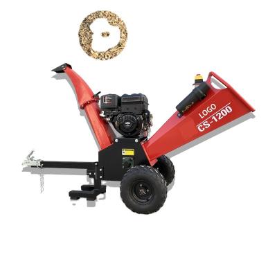 China Waste Wood Chipper Gas Powered Wood Shredder 15hp Commercial Branch Garden Shredder with Ducar/loncin/honda/b&s engine for option for sale