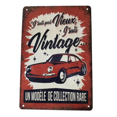 China Popular Old Europe Fashion Style Metal Signs 20*30cm Vintage Motor Tin Signs Harley-Davidson Donut Motorcycle Tin Sign Large for sale