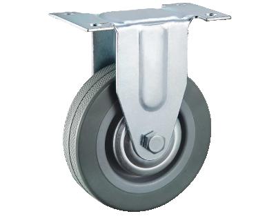 China Slient 50/75 MM/2 Inch/3 Inch Gray PVC Galvanized For Office Chair Caster Wheels for sale