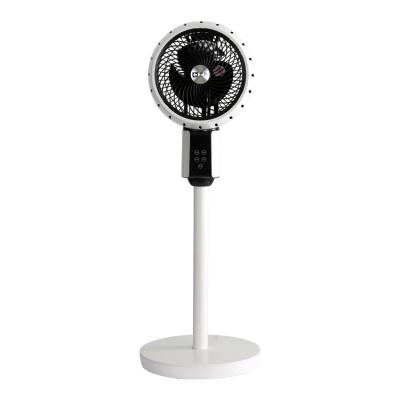 China Space Saving China Design Popular Electric Air Circulation Summer Standing Slim 3 Blades Floor Fan for sale