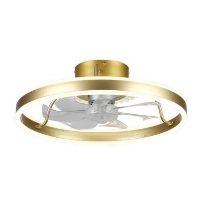 China Warm Personality Simple Creative Home Modern Minimalist Modern Fan Hotel Ceiling Fan Mute Light for sale