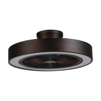 China Modern Simplicity Modern Room Hidden 36W Blade Fixtures Led Ceiling Fan Light With Remote for sale