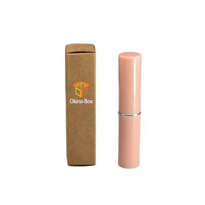 China Brown Kraft Recyclable Custom Eco Friendly Lipstick Tuck End Box Packaging for sale