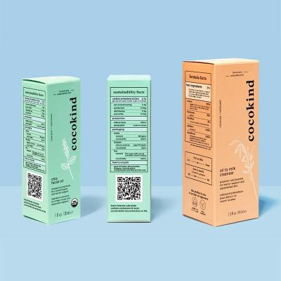 China Recyclable Stock Contest QR Code Custom Design In A Series Cardboard Packaging Presentation Boxes for sale