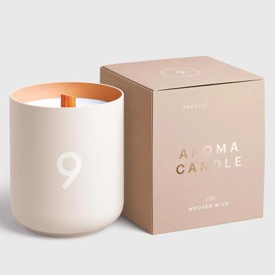 China Recyclable Custom Design Luxury Candle Gift Jar Storage Cardboard Box Packaging for sale