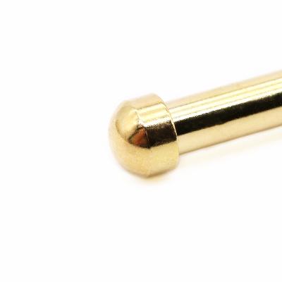 China Ph-6D Probe Brass Round Test Ball Head Main PCB Integrated Function Test Die 5.0mm Length 40.0mm For PCB Test IC Pogo Pin for sale