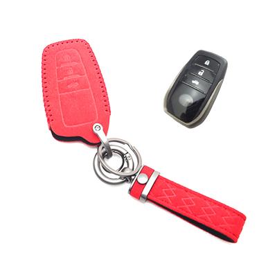 China Fashion Custom Logo Personalized Multifunctional Red 3 Button Hot Selling Smart Key Case For Toyota Camry for sale