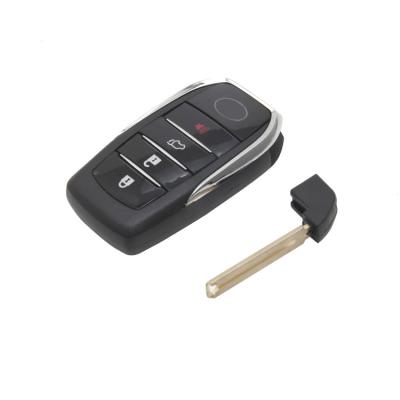 China For Toyota Smart Key Original Smart Mute Key For Toyota 4 Button (8A/433 frequency-0182 PCB) For Toyota (8A/433fsk) for sale