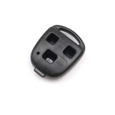 China Multi-functional black plastic key shell plastic handle for toyota 3 key button housing for sale