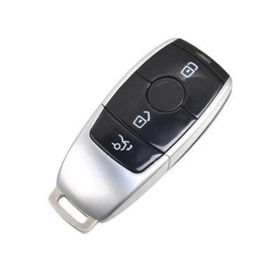 China Benz E Series Car 3 Button Locksmith Smart Key Shell Supplies For Benz Mute Key for sale