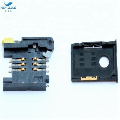 China Tray push push support for sim card HC610014 for sale