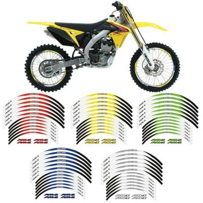 China High quality vinyls waterproof UVproof 19 21 inch RIM WHEEL BAR TAPE STICKER FOR SUZUKI RM-Z 450 2005-2020 RM-Z 250 2004-2021 RMZ 250 450 for sale