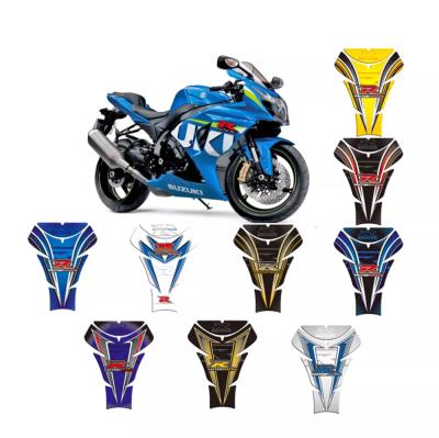 China Carbon Fiber 3D Carbon Fiber Tank Pad Protector Decal Sticker For Suzuki GSXR 600 750 1000 for sale