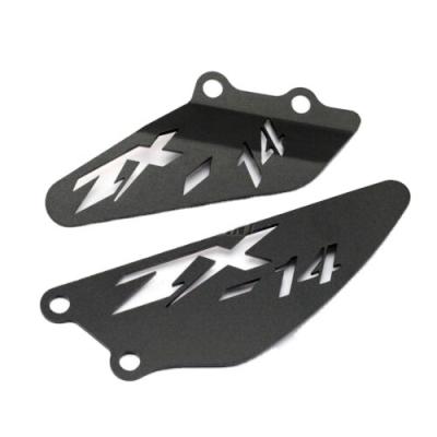 China No Aluminum Foot Pedal Heel Plates For Kawasaki ZX-14 Ninja ZX-14R 2006-2017 for sale