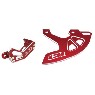 China CR LOGO Rear Brake Disc Guard Auminum 6061 + Guard For Honda CR125 CR250 2002-2008 Caliber for sale