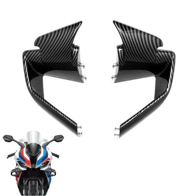 China UV Protected Hydraulic Dive Finish Front Spoiler Fxed Wind Fairings Carbon Fiber Winglets For BMW S1000RR M1000RR S 2019-2022 1000RR for sale