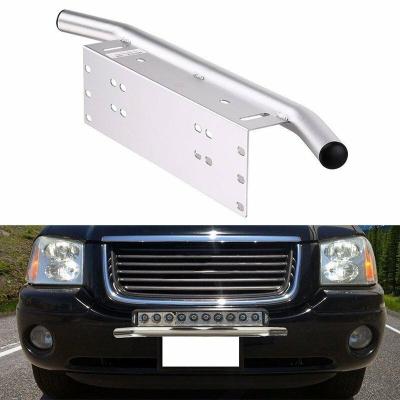 China Making License Plate Frame 2020 New Auto Parts Front Bumper License Plate Mount Bracket Powerful For Work Lamp/LED Light Bar for sale