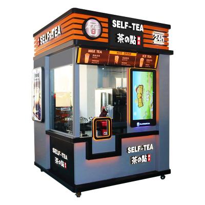 China SDK Bubble tea vending machine for foods and drinks automatic hot and cold ice soft drink vending machine for sale