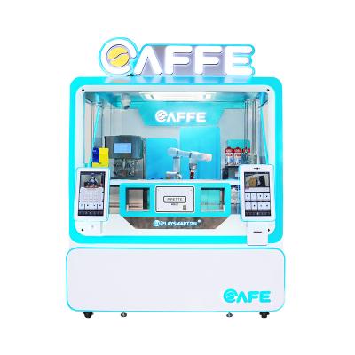 China Automatic Production Tea And Espresso Coffee Vending Machine saeco self-service turkish korean qr code card operated vending machine For Coffee china for sale