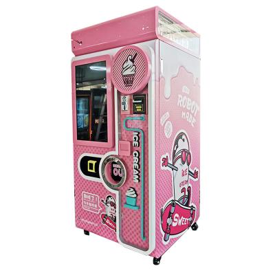 China Shopping Mall Office Buildings Robot icecream vending machine automatic vending machine germany icecream coin operated ice cream vending machine soft for sale