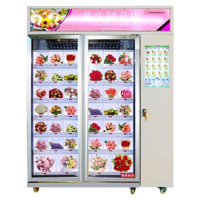 China Shopping Mall Office Buildings self automatic fresh flower vending machine for flowers sale outdoor customizable gift vending machine for sale