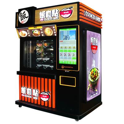 China Ads Display Ready Made Automated Ramen Vending Machine Japanese Instant Noodle Hot Water Self Cook Rice Ramen Noodle Vending Machine for sale