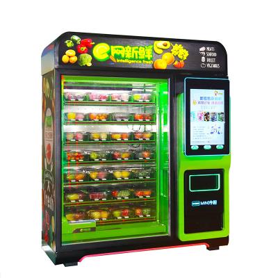 China Ads Display China fruit salad vending machine refrigerator custom vending machine salad elevator dispense food for sale fruit and juice for sale