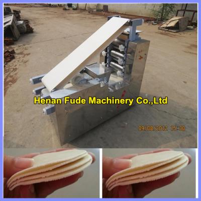 China Dumpling skin making machine , wonton wrapper machine for sale