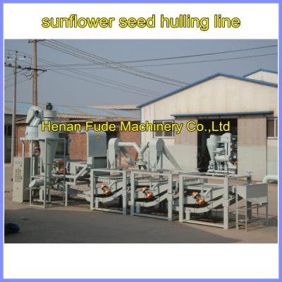 China Sunflower seed hulling line ,Sunflower seeds shelling machine for sale