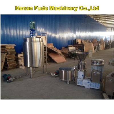 China automatic peanut butter making machine, peanut butter machine with storage tank for sale