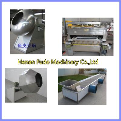 China peanut coating machine, flour coated peanut machine, japanese bean peanut machine for sale