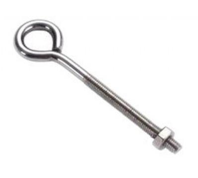 China Eye screw with nut，SS,Iron,size and finish can be customized or according to the drawings. for sale