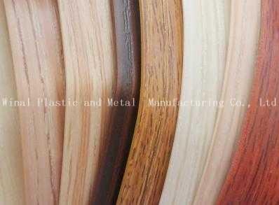 China Table wood grain edge banding,PVC,ABS,double color,color & size can be customized. for sale