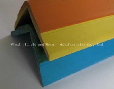 China Sharp corner safety protector,plastic PP PVC ABS-AL extrusion parts.size and color for sale