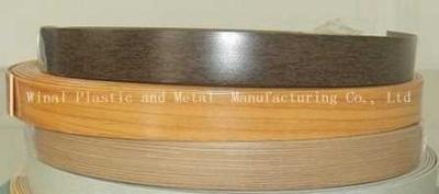 China Wood grain furniture edge banding,PVC,ABS,double color,color & size can be customized. for sale