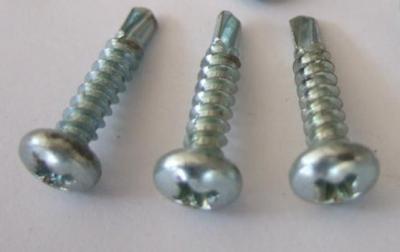 China Cross recessed pan head self tapping,self drilling screws，SS,spring steel,iron plating. for sale