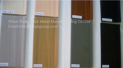 China PVC woodgrain skirting,960MM*25MM,natural woodgrain surface,color and size can be OEM. for sale